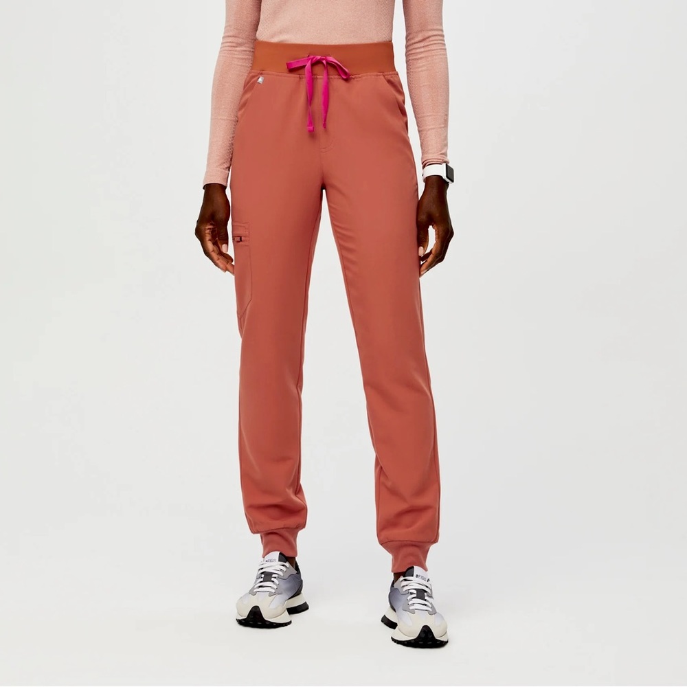 High Waisted Zamora Jogger Scrub Pants